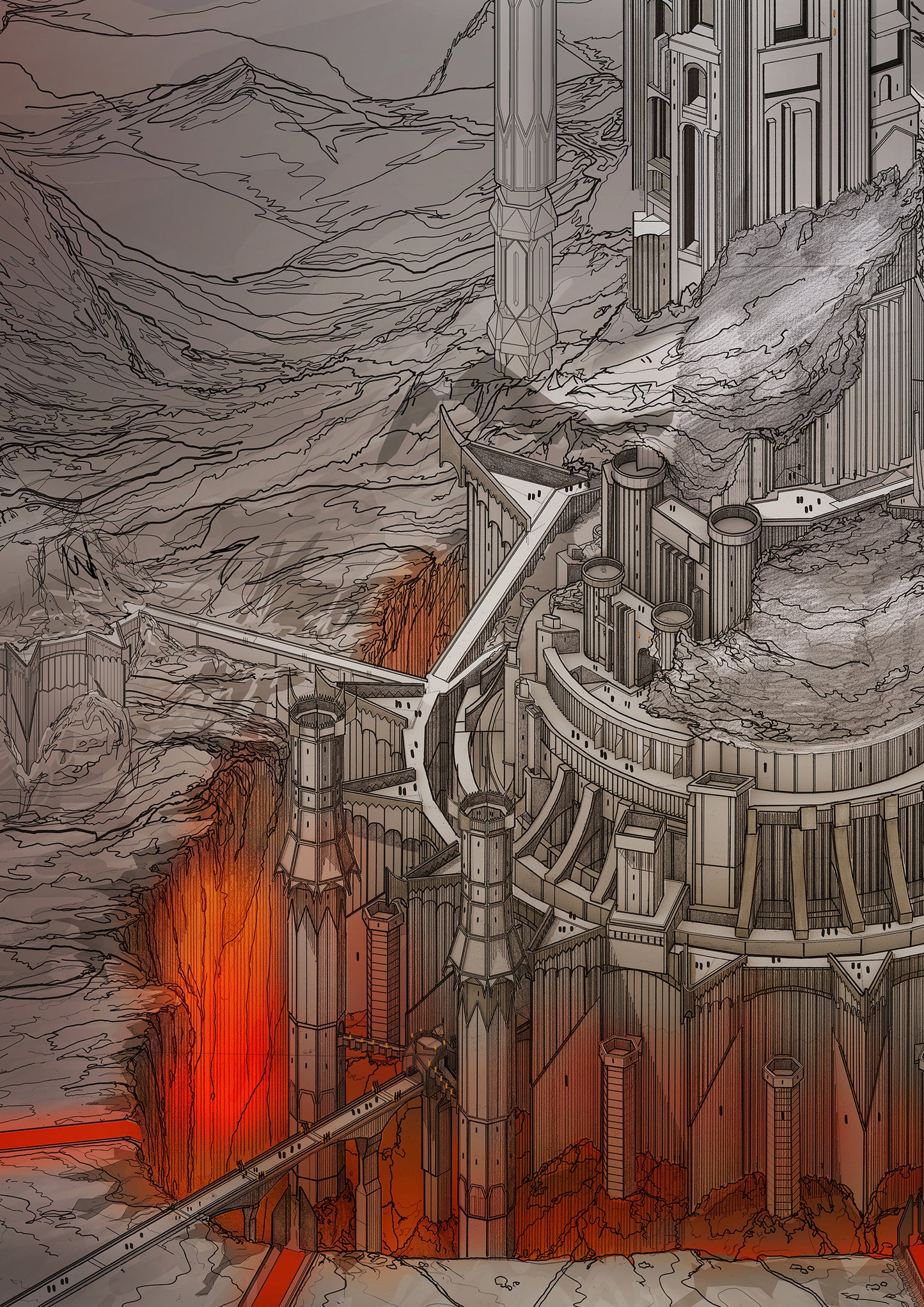 Barad-Dûr Illustration