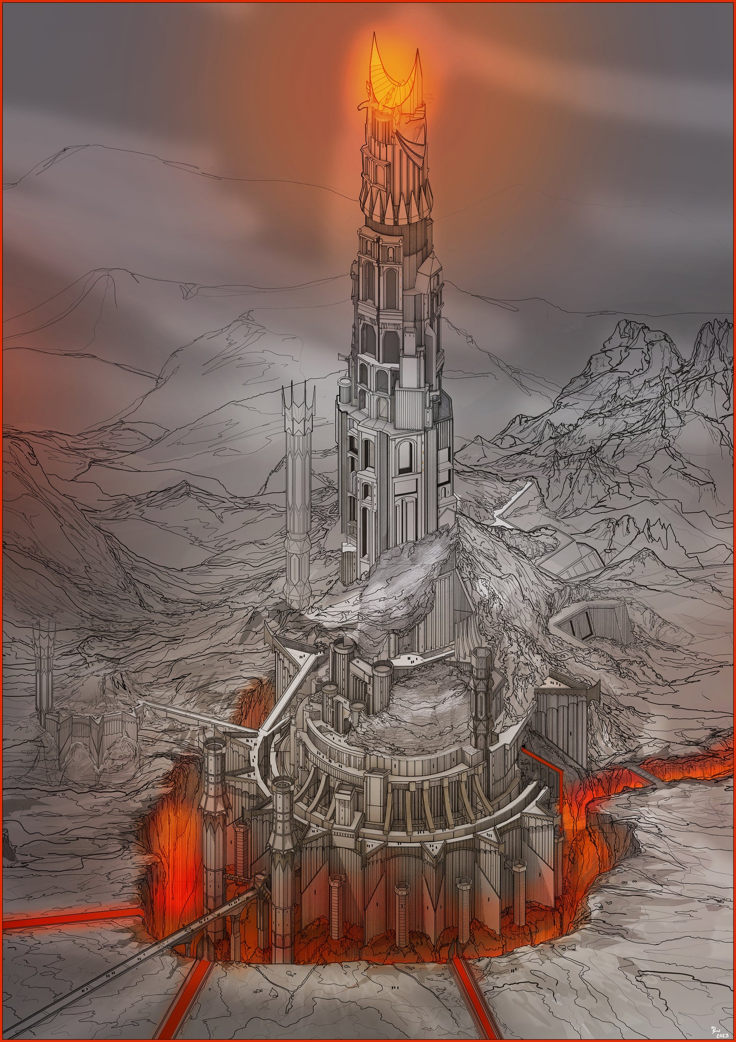 Barad-Dûr Illustration