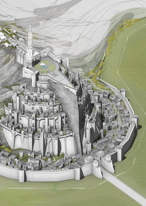 Minas Tirith Illustration