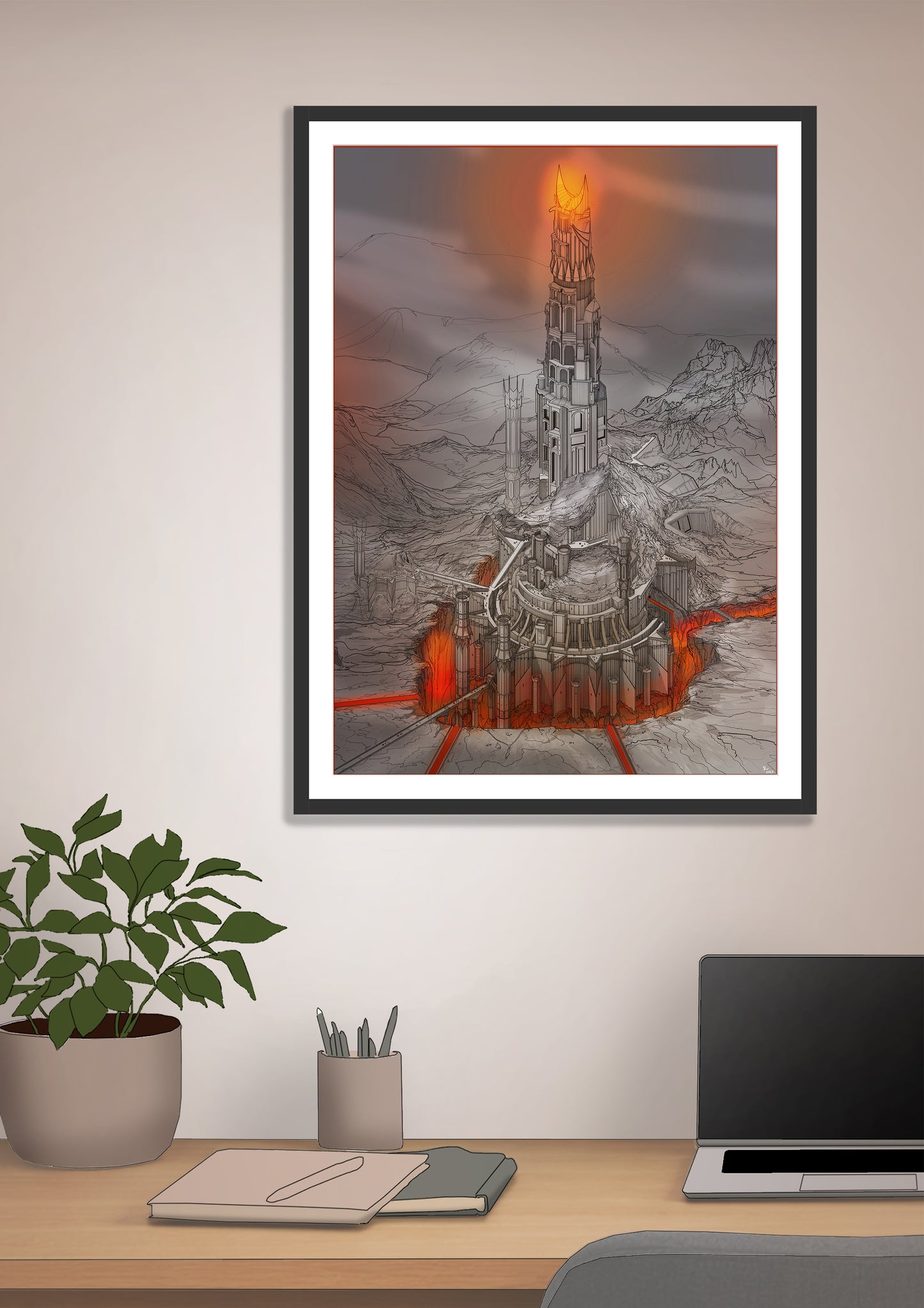 Barad-Dûr Illustration