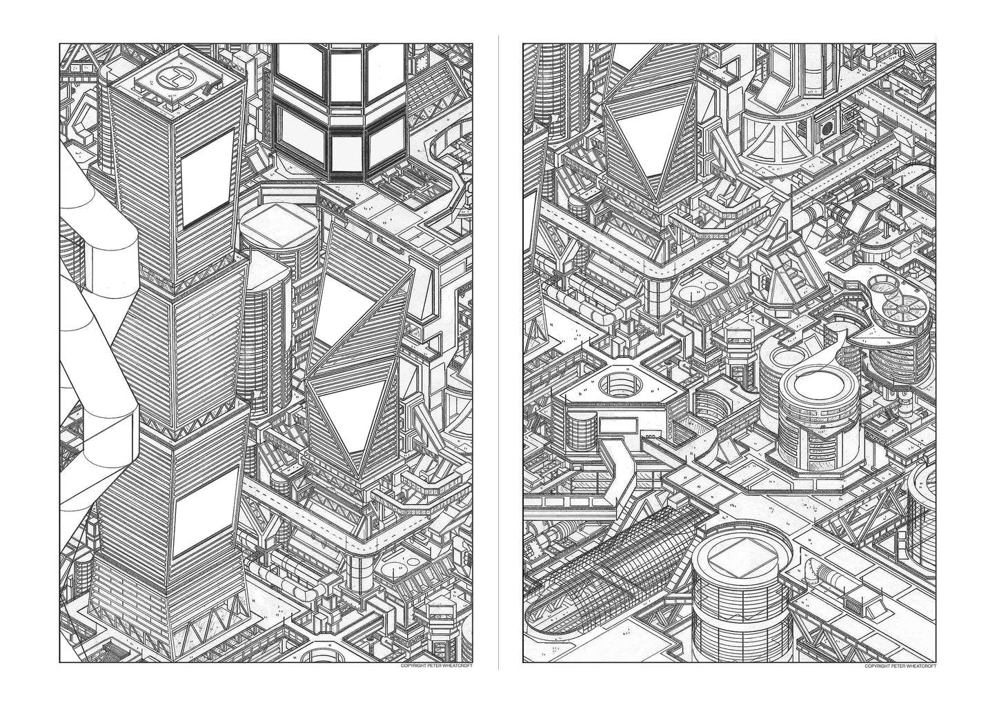 UTOPIAS COLOURING BOOK