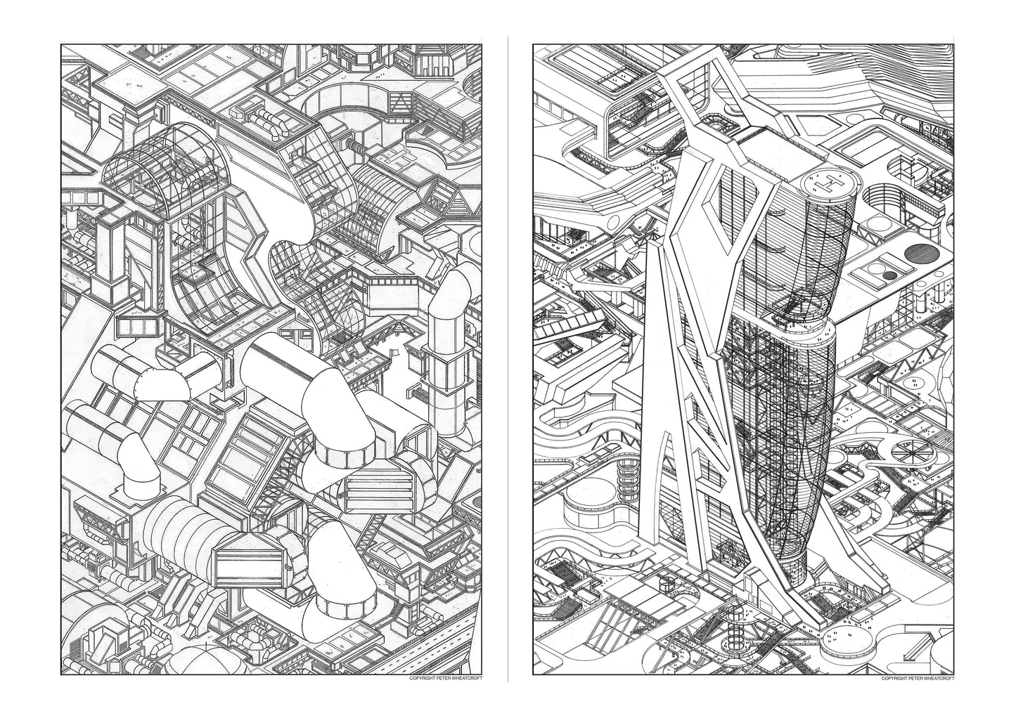 UTOPIAS COLOURING BOOK