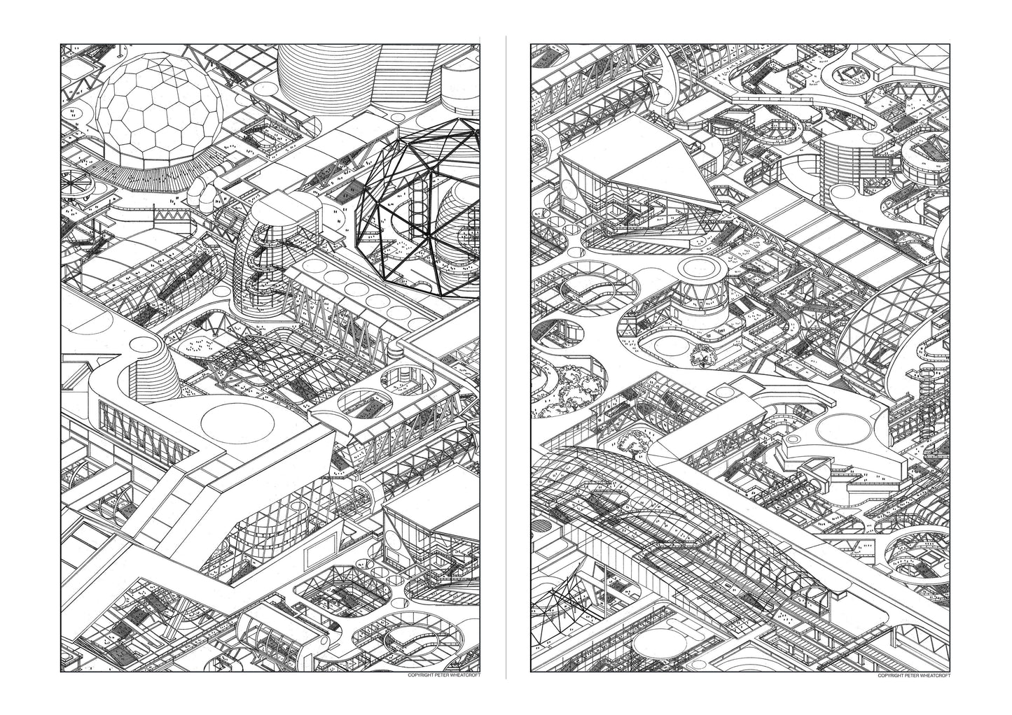 UTOPIAS COLOURING BOOK