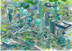 peterwheatcroft art 'Metropolis' Front View 1