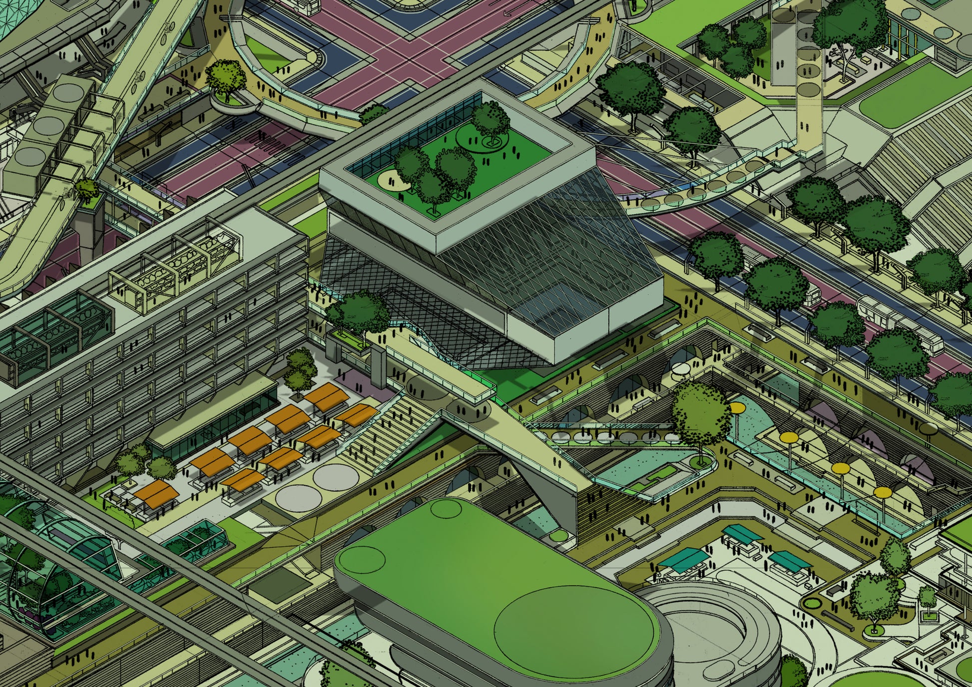 peterwheatcroft art 'Urban realm' Detailed View 1